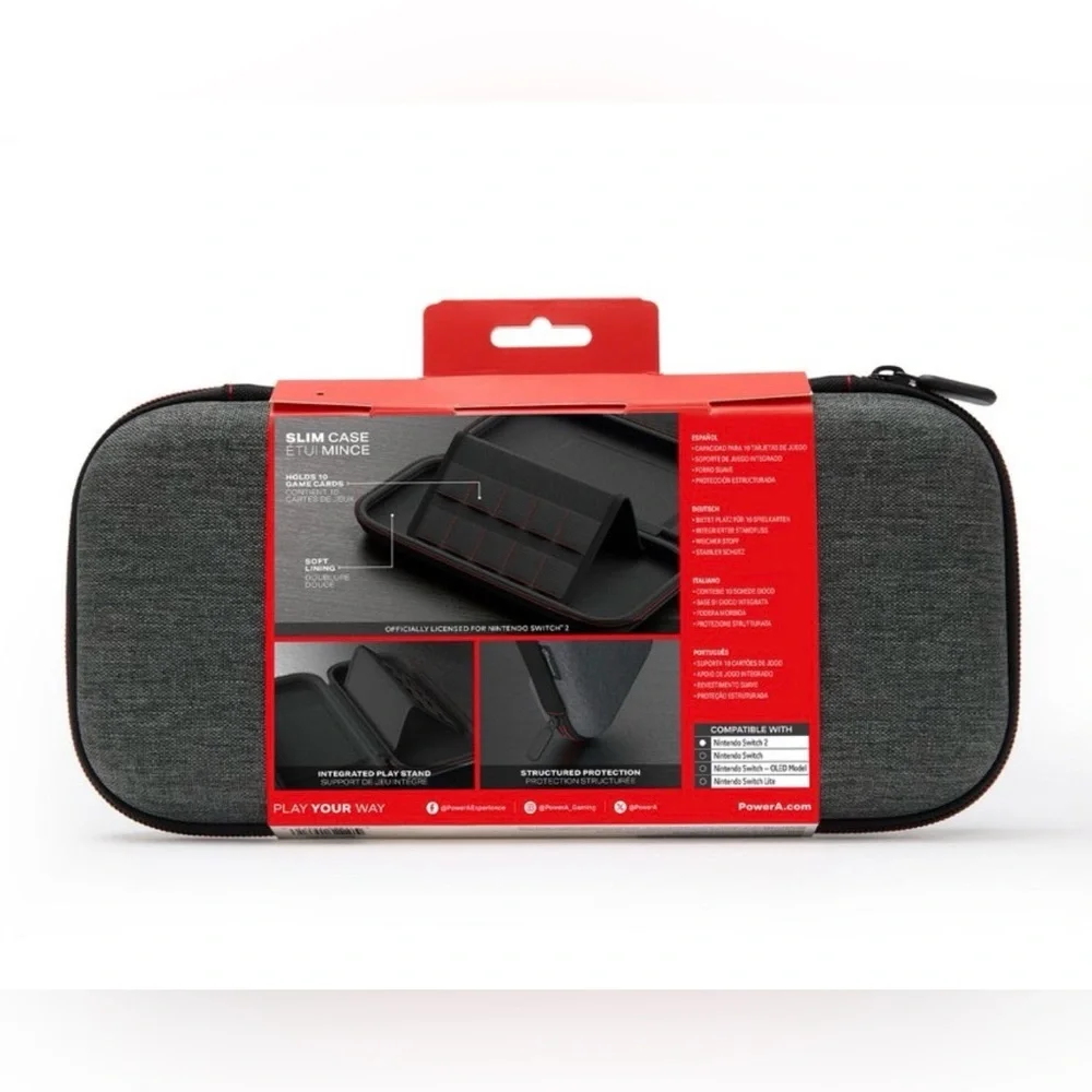 Nintendo Switch Gray Travel Case NWT